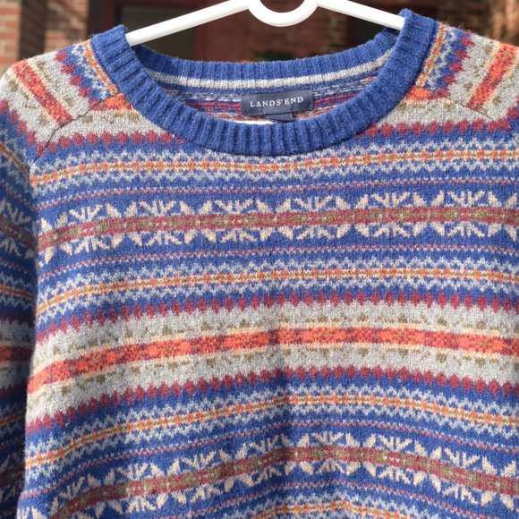 Lands End Wool Sweater - Picture 3 of 3